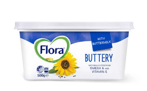 https://www.floraspread.com.au/-/media/Project/Upfield/Brands/Becel-NL/Becel-AUS/Assets/Products/Flora-Buttery-500g-500px.png?rev=375785772856444a84897678c692d0ef
